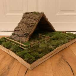 Wooden Nativity Scene With Lights & Campfire For A Unique Christmas Celebration - thumbnail 3