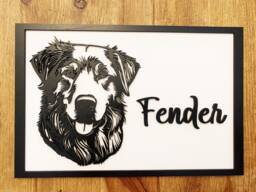 Personalised Golden Retriever Wall Art - Labrador Plaque Gift Sign Frame Dog Lover - thumbnail 1