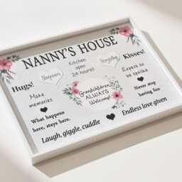 Nanny House Rules Family Print - Unframed - thumbnail 2