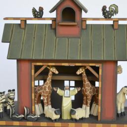 Heirloom Wooden Noah's Ark - thumbnail 2