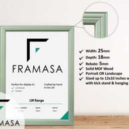 Handmade Photo Frame - Engraved Wood Effect, Hanging Picture - thumbnail 4