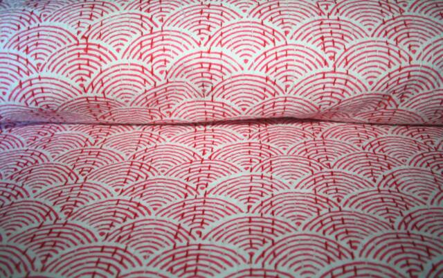 Bedding Handmade Block Print Kantha Quilt Indian Cotton Bedspread - image 1
