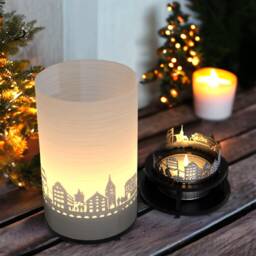 Zug Skyline Shadow Play Candle - Swiss Souvenir Gift Box - thumbnail 2