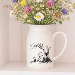 Winnie The Pooh Personalised Ceramic Jug Vase - Valentine's Day & 9Th Wedding Anniversary Gift - thumbnail 2