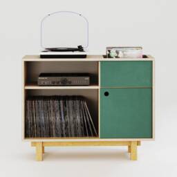 Kunnst Turntable Stand & Vinyl Record Storage, Storage - thumbnail 2