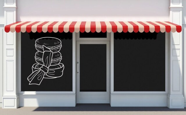 Donut Wall Decal Removable Vinyl Sticker T994 - image 1