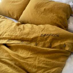 Linen Duvet Cover, Natural Bed. Queen, King, Twin, Full, Custom Size . Mooshop Pure Linen 27 Colours. 100% Bedding - thumbnail 3