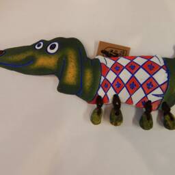 Ceramic Wall Brave Dachshund. Clever Dog. Wall Art. Dog Hanging. Hand Made Ceramics. Hanging Decor - thumbnail 3