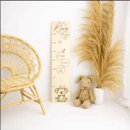 Children's Height Chart, Wooden Charts, Individual Gifts, Personalized Charts - thumbnail 2