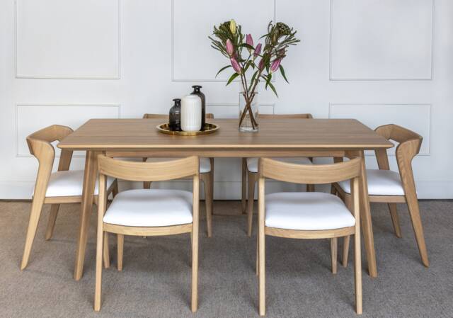 Farmhouse Dining Table & Chair Set, Solid Wood Room Furniture, Elegant Kitchen Set - image 1