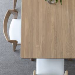 Farmhouse Dining Table & Chair Set, Solid Wood Room Furniture, Elegant Kitchen Set - thumbnail 4