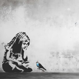 Banksy Stencils For Wall Art, Home Decor, & Decorative Stencil Projects. Various Style Size Options Available. Set 4 - thumbnail 2