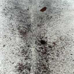 Large Genuine Cowhide Rug, Red Brown Black, Hair On Hide, Sold As Seen - thumbnail 4