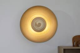 Unique Rustic Flush Ceiling Light - Large Wall Sconce Home Decor Bedroom Living Room Lamp Eclipse