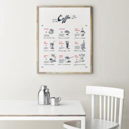Printable Coffee Art, Sign, Printable, Print, Kitchen Decor, Signs, Wall Hand Drawn Art - thumbnail 2