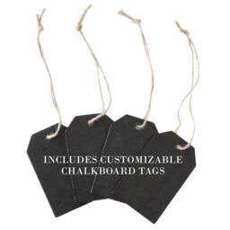 Christmas Stocking - Plain Cotton Natural Linen Stockings Family Farmhouse - thumbnail 3