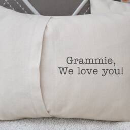 Back Sided Printing On Pillow Cover. Anyone May Add Cart Reserved For You - thumbnail 2