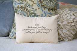 Back Sided Printing On Pillow Cover. Anyone May Add Cart Reserved For You - thumbnail 1