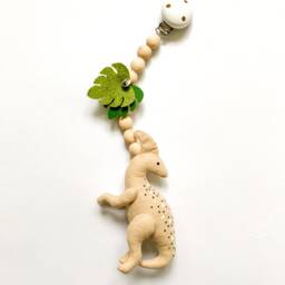 Dinosaur Stroller Toy, Dinosaur Mobile, Accessories, Montessori Toys, Pram Nobile, Baby Shower Gift - thumbnail 2