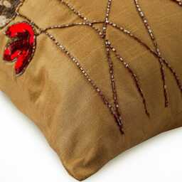 "Pillow Sham Dull Gold Designer 24""x24""/26""x26" - thumbnail 3
