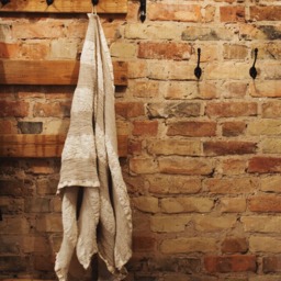 Light Natural Linen Waffle Throw/Towel - thumbnail 3