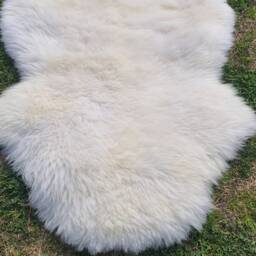 Original Sheep Skin Rug , White Sheep Fur For Your Room/ Floor/ Pets 3 X 2 Ft Natural Rugs-Handmade Rugs-Living Room Rugs - thumbnail 3