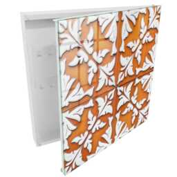 Plant Motif Key Cabinet For Home, Orange Box Classic Backgrounds & Patterns, Lovers Of Elegant Designs - thumbnail 2