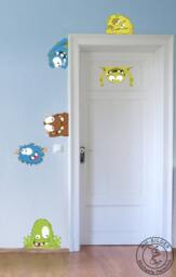 "Wall Sticker ""Monster Set" - thumbnail 3