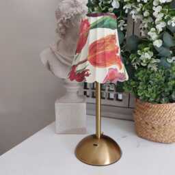 Cordless Touch Lamp. Beautiful Emma Bridgewater Inspired Tulips Usb Rechargeable Wireless Four Stand Colours Available - thumbnail 3