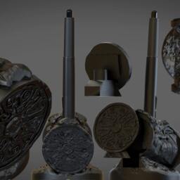 Wacom Pen Holder 3D Printed Death Edition For Digital Artists - thumbnail 4