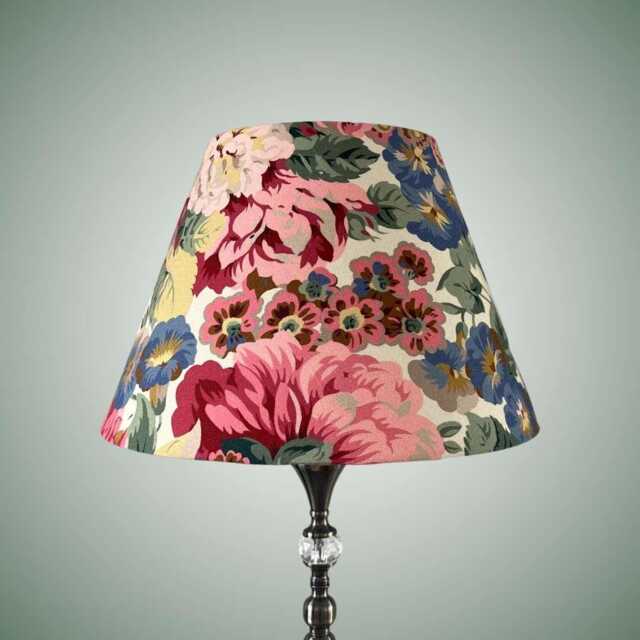 Sanderson Rose & Peony Empire/Conical Floral Lampshade - image 1