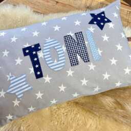 Personalized Pillow, Name Birth, Baby, Christening - thumbnail 3