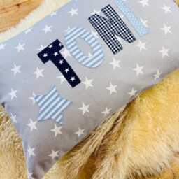 Personalized Pillow, Name Birth, Baby, Christening - thumbnail 2