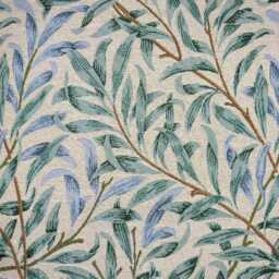 1 X Pair Of William Morris Willow Bough Eyelet Ring Curtains. 87.5 - thumbnail 2