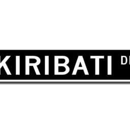 Kiribati Sign, Gift, Souvenir, Keepsake, Wall Decor, Custom Street Quality Metal Sign - thumbnail 2