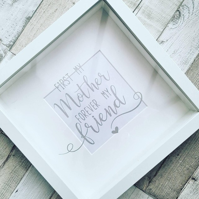 Mum Photo Frame Perfect Mother's Day Gift, First My Mother Forever Friend, Home D??cor, Hanging Frame, Gift For - image 1