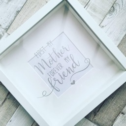 Mum Photo Frame Perfect Mother's Day Gift, First My Mother Forever Friend, Home D??cor, Hanging Frame, Gift For - thumbnail 1