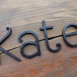 Letters/Numbers Metal & House Number Personalised Letter Wall Art & Craft Home Sign - thumbnail 4