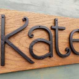 Letters/Numbers Metal & House Number Personalised Letter Wall Art & Craft Home Sign - thumbnail 2