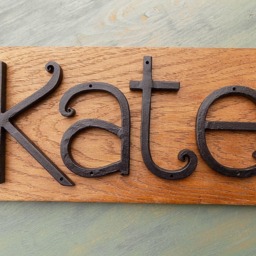 Letters/Numbers Metal & House Number Personalised Letter Wall Art & Craft Home Sign - thumbnail 3
