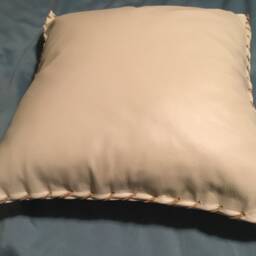 Genuine Leather Pillow - thumbnail 3