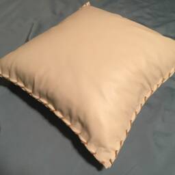 Genuine Leather Pillow - thumbnail 2