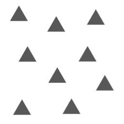 Triangle Decal - Choose Your Color, Little Peaks Decals, Mountains Stickers, Geometric Pattern Wall Decal - thumbnail 2