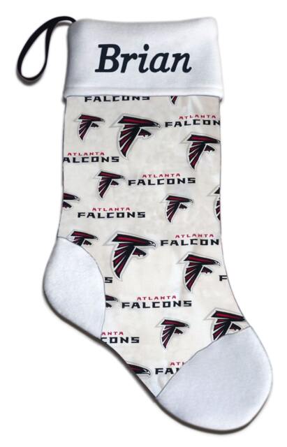 Personalized Nfl Atlanta Falcons Football Christmas Stocking Embroidered