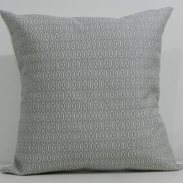 New 18x18 Inch Designer Handmade Pillow Case in Grey