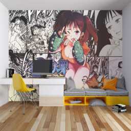 Kids Popular Characters Self-Adhesive Wallpaper Mural Home Wall Art Decor Wp5 - thumbnail 2