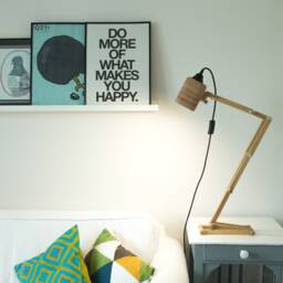Flampic Xxl Wooden Table Lamp 15 Shapes, Creative Design, Led Lamp - thumbnail 3