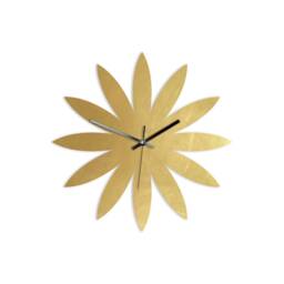 Flower Pure Brass Wall Clock - Multiple Sizes - thumbnail 3