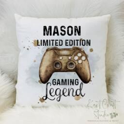 Personalised Gaming Controller Cushion - Limited Edition - thumbnail 2