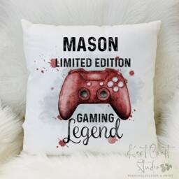 Personalised Gaming Controller Cushion - Limited Edition - thumbnail 3
